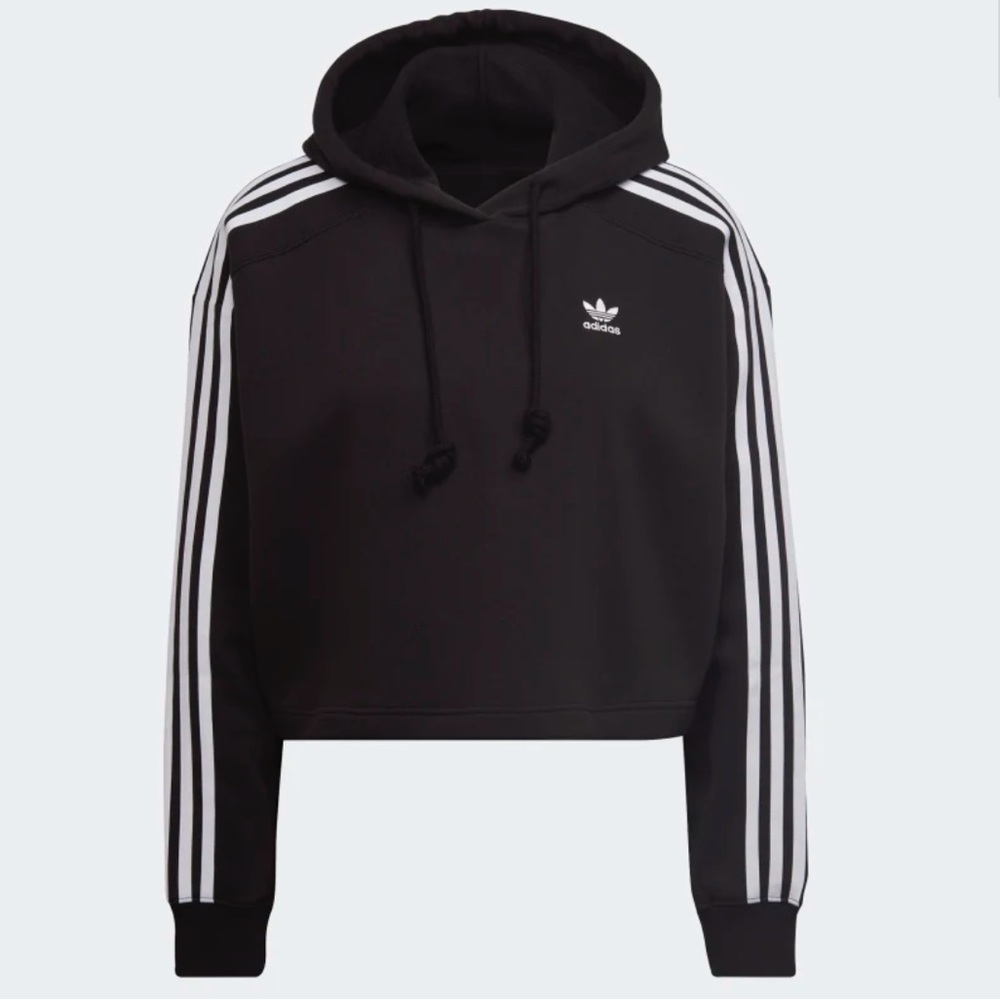 Womens Adidas Cropped Black sweatshirt
